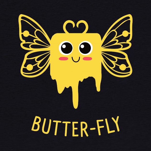 butter flies funny cute puns butterfly by Catcrea